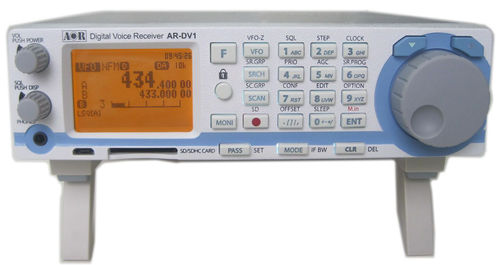 AOR AR-DV1 Digital Analog Funkscanner mit AM / FM / SSB / TETRA / DMR dPMR / D-Star / P25 (APCO) / C